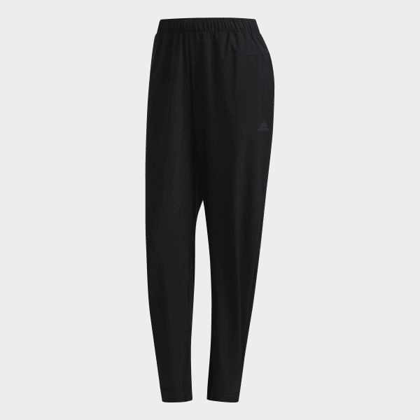 Black woven joggers clearance