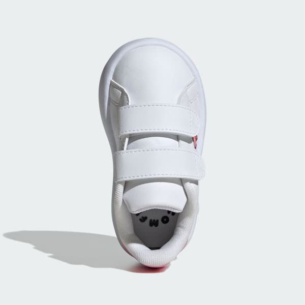 White Advantage Base 2.0 Shoes Kids