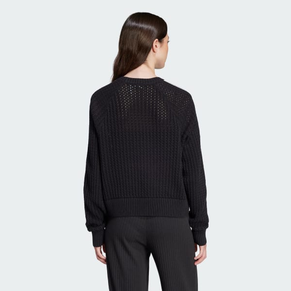 Siyah Adicolor Knitted Crew Sweatshirt