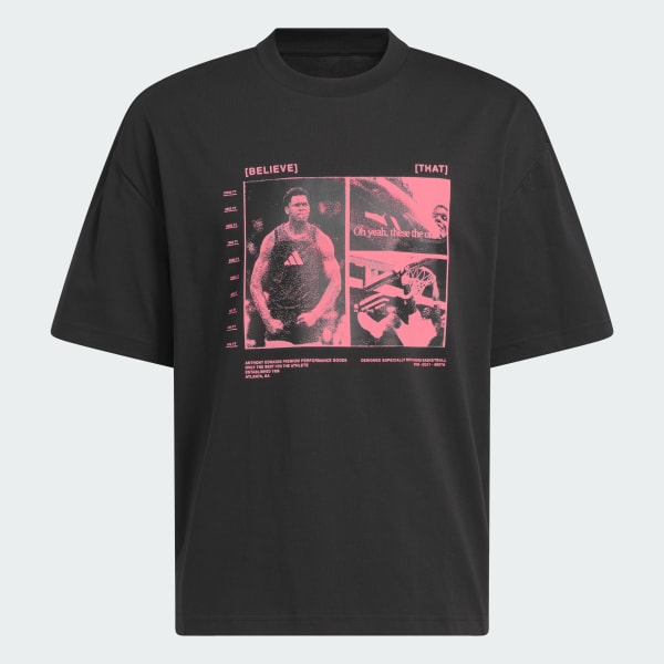 Nero t-shirt di Anthony Edwards