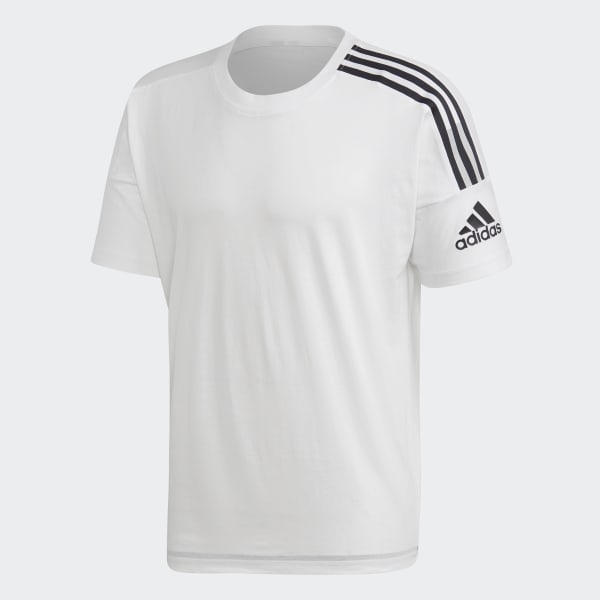 adidas Z.N.E. 3 Stripes Tee White adidas Australia