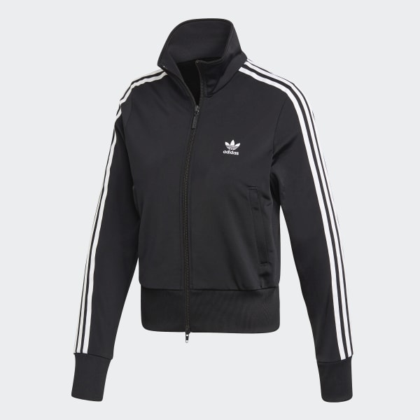 black and white adidas firebird jacket