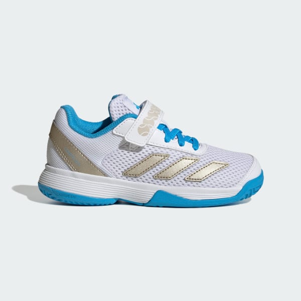 Bianco Scarpe da tennis Courtflash Hook-and-Loop Kids