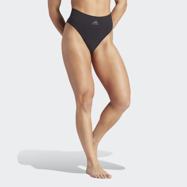 adidas Active Seamless Micro Stretch Thong Underwear - Brown, Women's  Training