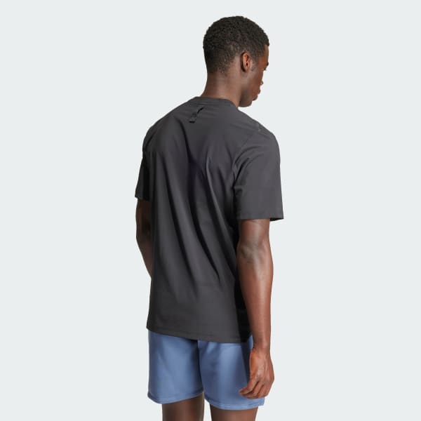 Negro Polo Workout Pump Cover-Up