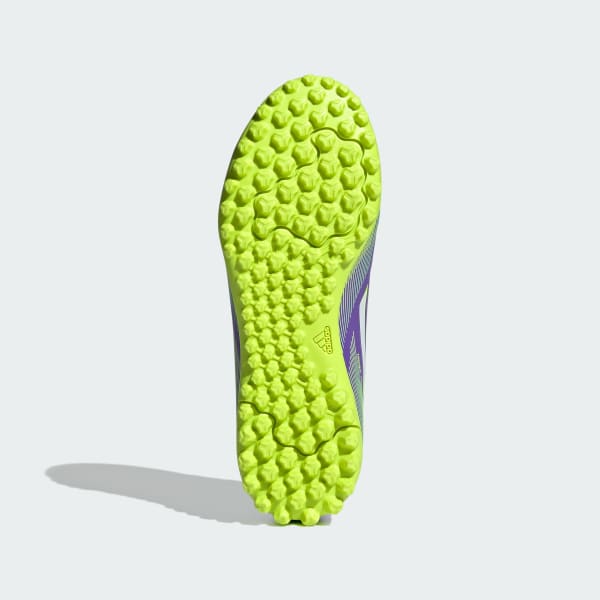 Morado Zapatos de fútbol F50 Club Pasto sintético Niños