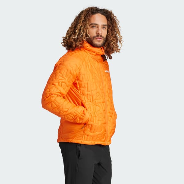 Orange Terrex Xperior PrimaLoft Loose Fill Insulated Hooded Jacket