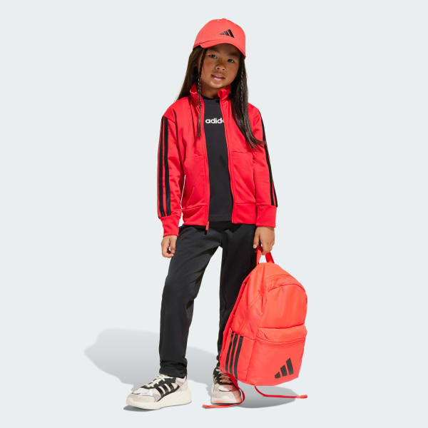 Vermelho Fato de Treino Climacool Essentials – Criança