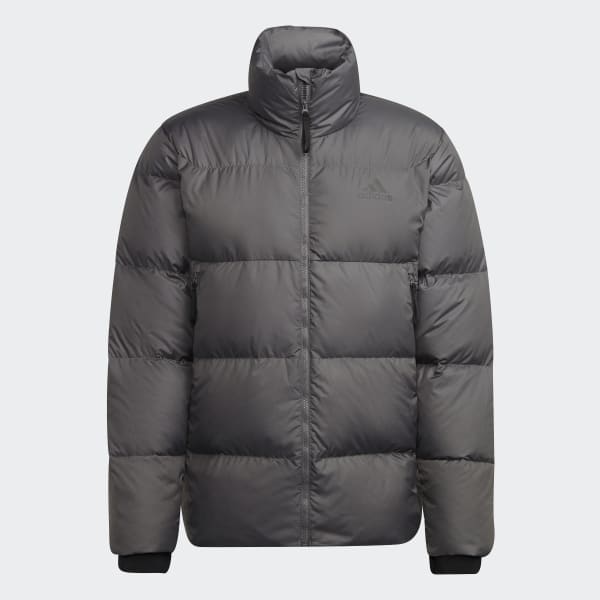 Γκρι D11 Big Baffle Down Hooded Jacket