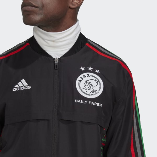 Czerń Ajax Amsterdam Condivo 22 Anthem Jacket
