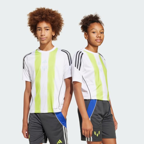 Λευκό Messi Training Jersey Kids