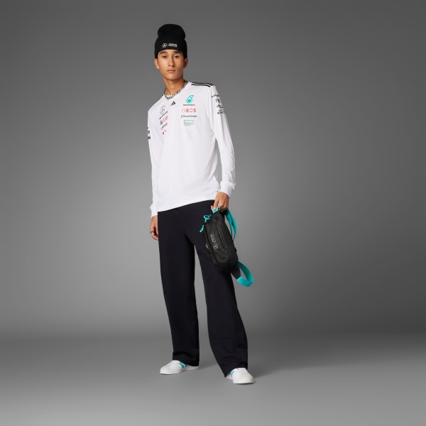 White MERCEDES - AMG PETRONAS FORMULA ONE TEAM DRIVER JERSEY