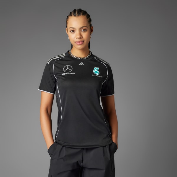 Svart MERCEDES - AMG PETRONAS FORMULA ONE TEAM MECHANICS JERSEY