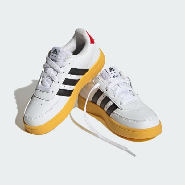 White adidas Breaknet x Disney Mickey Mouse Shoes Kids