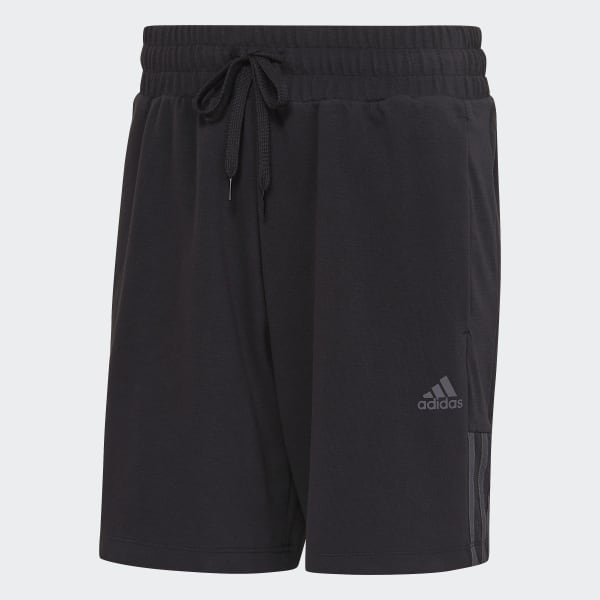 adidas Yoga Essential legging shorts in black