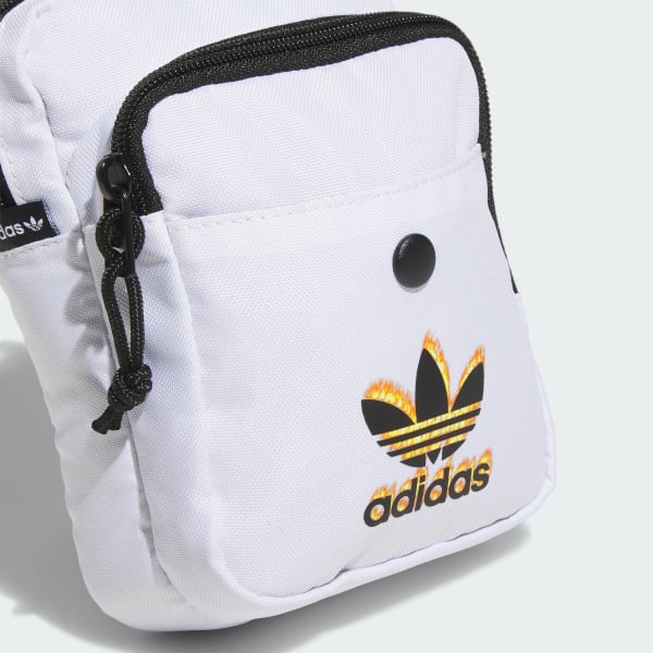 adidas Utility Festival Crossbody Bag - White | Free