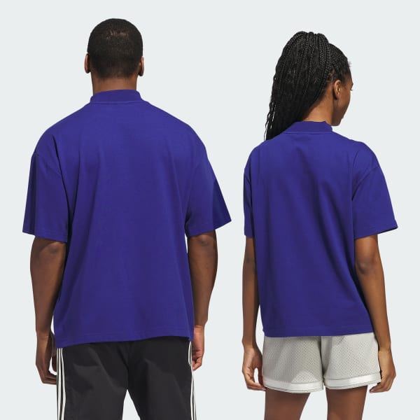 Polera de B squet Unisex Azul adidas adidas Chile