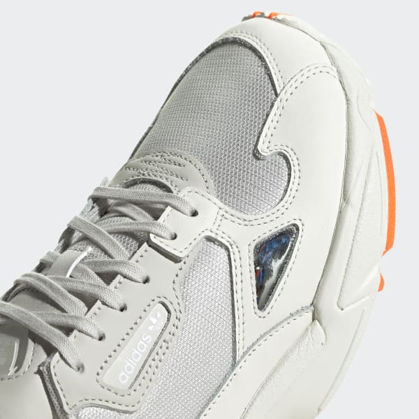adidas falcon white and orange