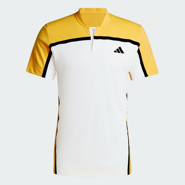 adidas Tennis HEAT.RDY Pro FreeLift Henley Polo Shirt - White