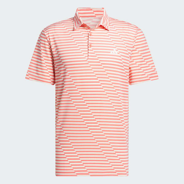 Red Ultimate365 Mesh Print Polo