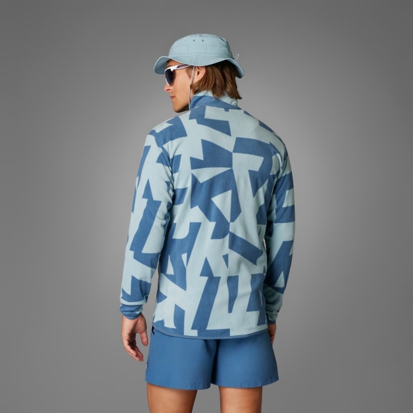 grijs Terrex Multi Printed Fleece Ritsjack