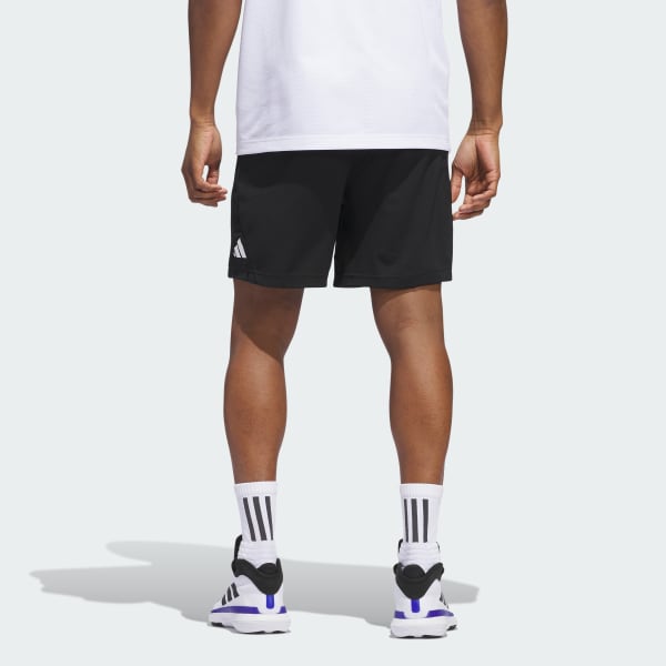 Black Basketball Badge of Sport Shorts