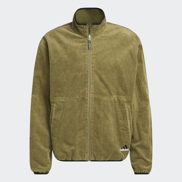 ADIDAS EQUIPMENT REVERSIBLE CORDUROY JACKET - Green | Free