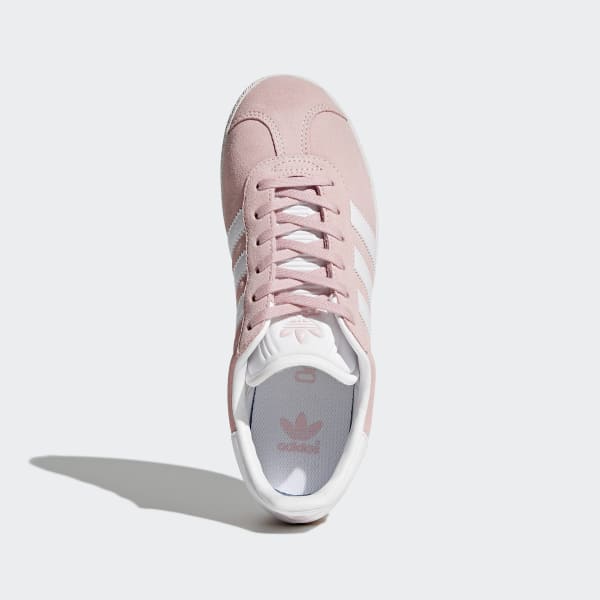 Zapatillas Gazelle rosas y blancas para niña | adidas España