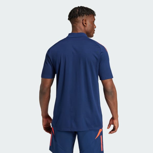 adidas Manchester United Tiro 24 Polo Shirt Blue adidas Singapore