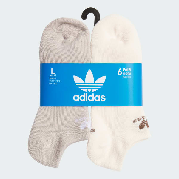 Trefoil No-Show Socks 6 pairs