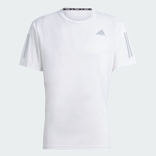 Bianco T-shirt Own the Run Carbon Measured
