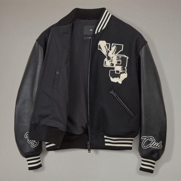 Mens adidas sale letterman jacket