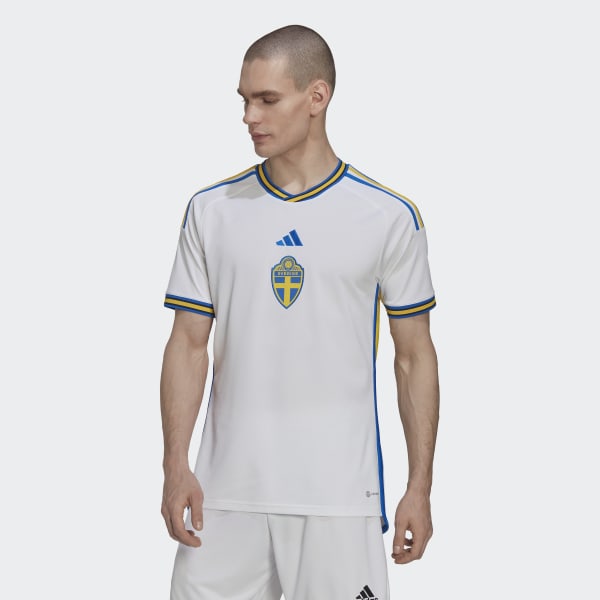 Hvit Sverige 22 Bortetrøye CI620