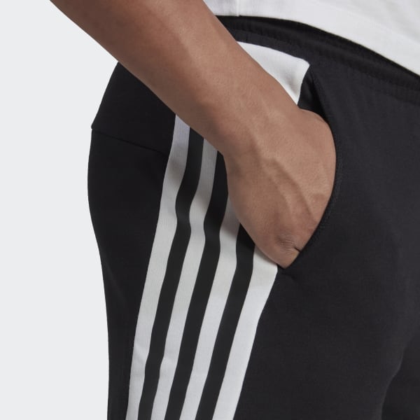 Zwart Future Icons 3-Stripes Short QU671