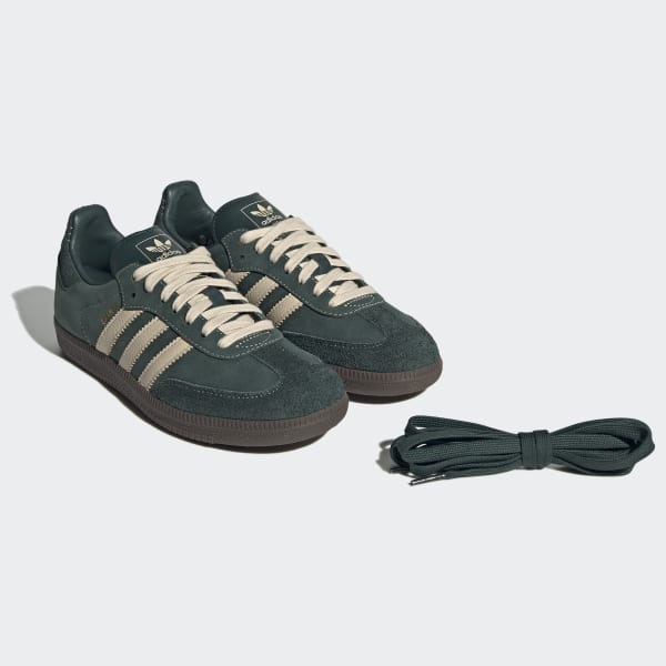 adidas Samba OG Shoes - Green | Free Shipping with adiClub