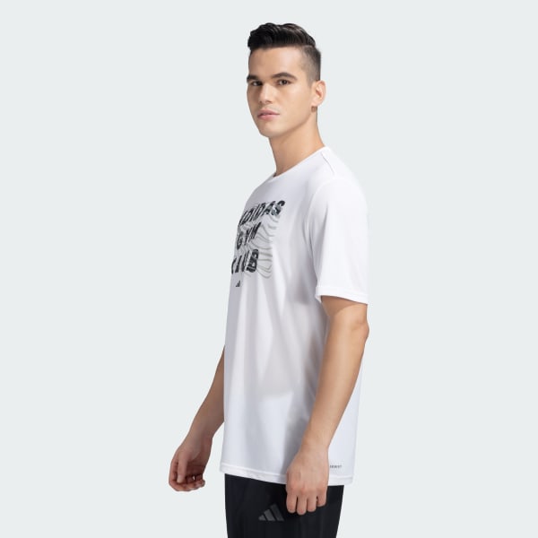 White HIIT GRAPHICS TEE