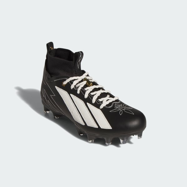 Czerń Buty do futbolu amerykańskiego adidas adizero Impact II Rodeo