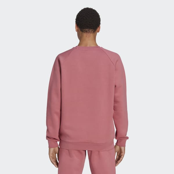ruzová Mikina Trefoil Essentials Crewneck