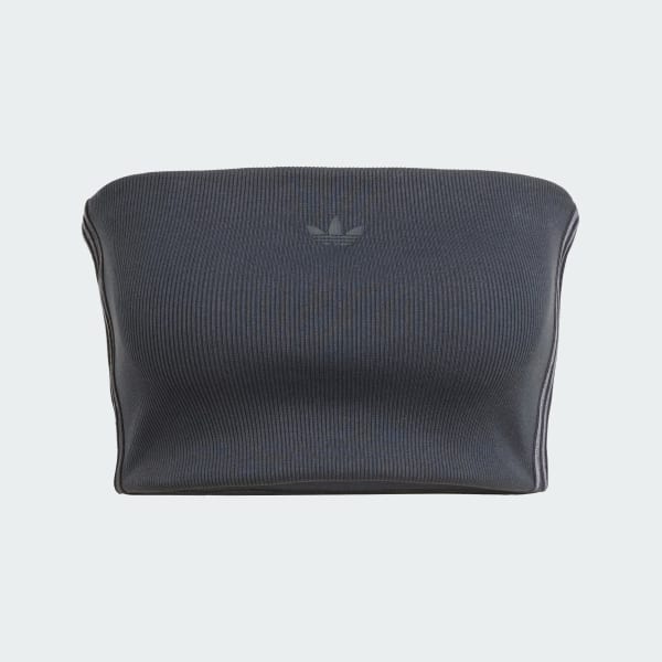 Grey Rib Tube Top