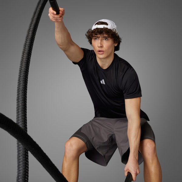 Black HIIT Airchill Workout T-Shirt