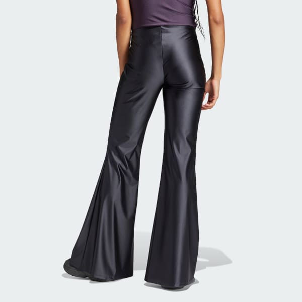 Preto Calça Boca De Sino Highlight Três Listras