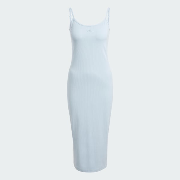 Azul Vestido Canelado ALL SZN