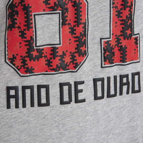 Cinza Camiseta Estampada CR Flamengo 22159