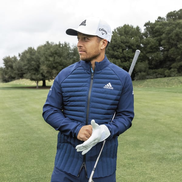 adidas Golf - Navy Blue Quilted Jacket - GP Winter Campaign 2021