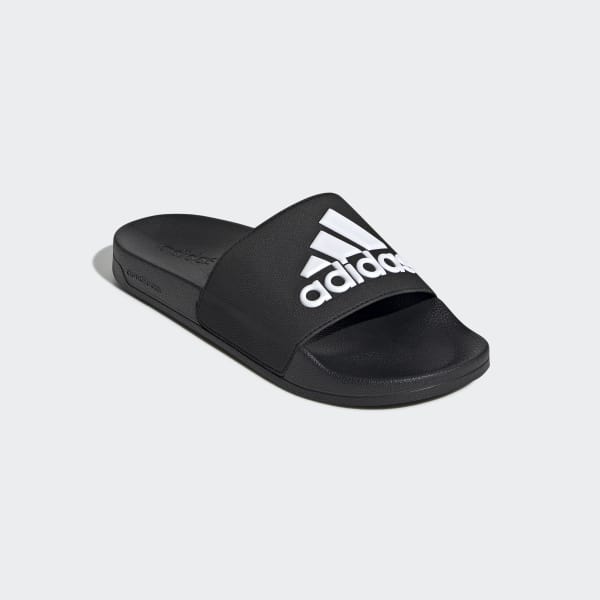 Black and White Shower Slides | adidas 