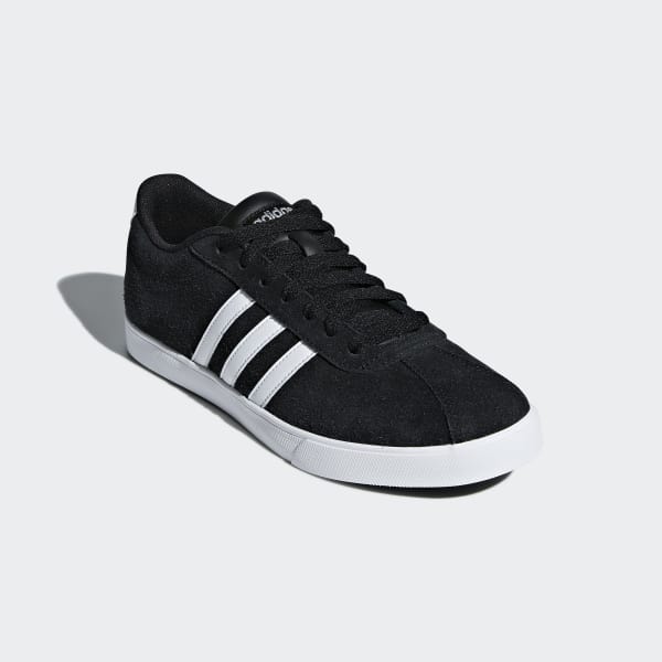 Zapatillas Courtset negras y blancas para mujer adidas España