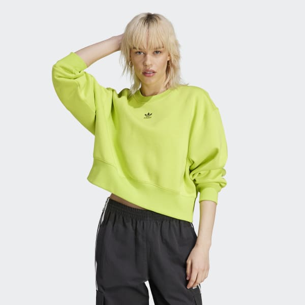 anbefale beruset Maori adidas Adicolor Essentials Crew Sweatshirt - Yellow | Women's Lifestyle |  adidas US