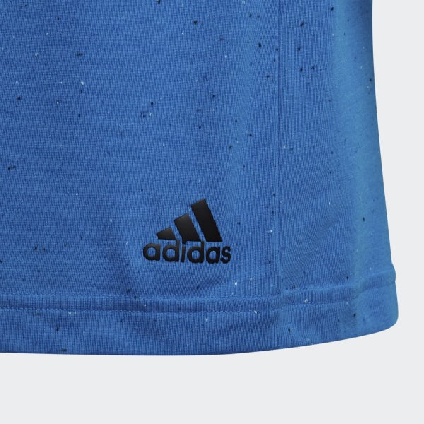 Bleu T-shirt Future Icons 3-Stripes Loose Cotton