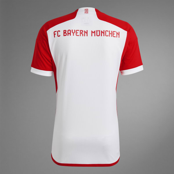 adidas 国内正規品　FC Bayern München 23-24ホーム adidas Men's FC Bayern Munich 2023/24 Home Jersey White/Red