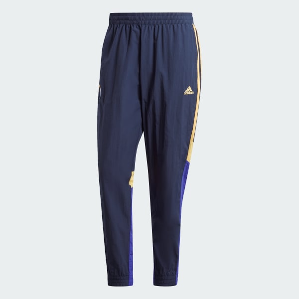 Azul Calça Malha Real Madrid